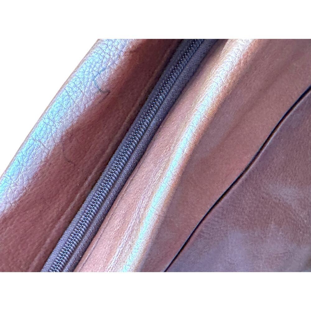 Vintage Osgood Marley Genuine Leather Crossbody Bag Soft Pebbled Brown — image 6 of 8